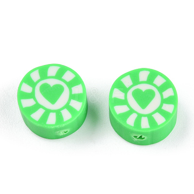 Handmade Polymer Clay Beads CLAY-T019-15E-1