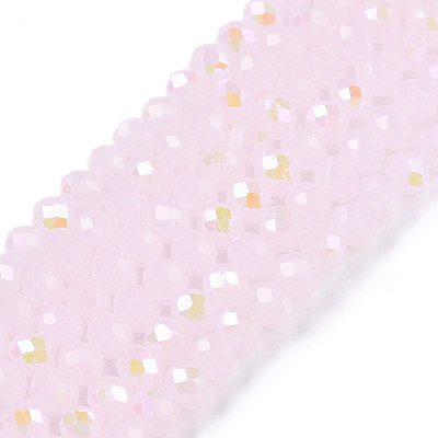 Electroplate Glass Beads Strands EGLA-A044-J2mm-L02-1