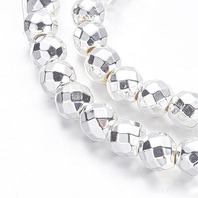 Non-magnetic Synthetic Hematite Beads Strands G-P218-33-S-1