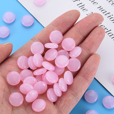 Imitation Jelly Acrylic Beads MACR-S373-91-E10-1