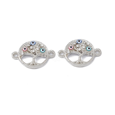 Alloy Crystal Rhinestones Connector Charms FIND-A024-45P-1
