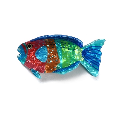Ocean Theme Acrylic Claw Hair Clips PHAR-P012-B01-1