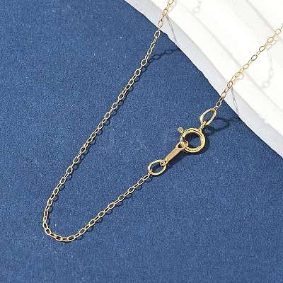 1/20 14K Gold Filled Cable Chain Necklaces for Women Men NJEW-Z068-02G-02-1