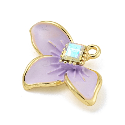 Rack Plating Alloy Rhinestone Pendants FIND-M033-03A-03-1