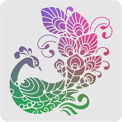 Plastic Reusable Drawing Painting Stencils Templates DIY-WH0172-268-1