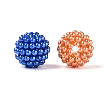 Opaque ABS Plastic Beads KY-Q006-04-1