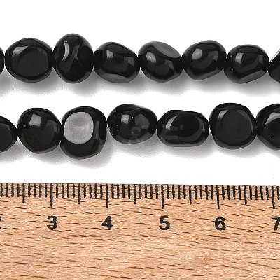 Natural Obsidian Beads Strands G-C286-A02-1