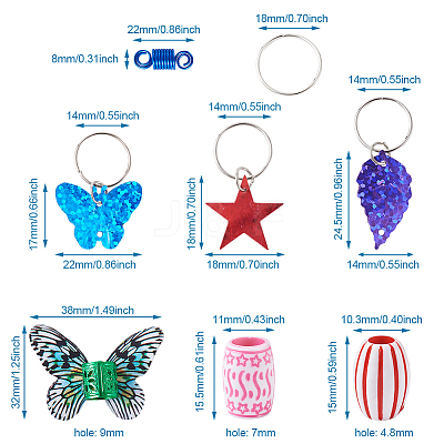 DIY Hair Accessories Kits DIY-TA0002-59-1