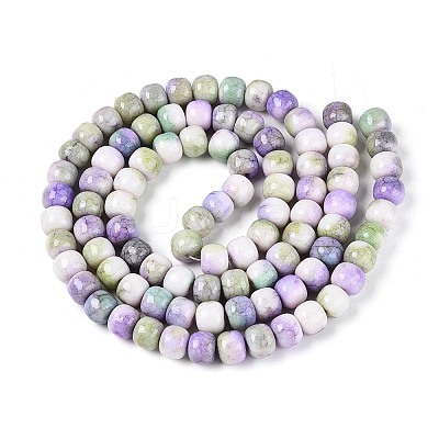 Ombre Effect Dyed Glass Beads Strands GLAA-N067-01A-06-1