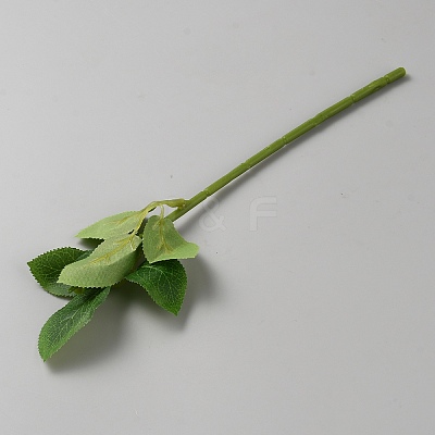 Plastic Leaf Poles AJEW-WH0542-043B-1