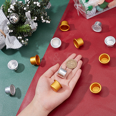 20Pcs 2 Colors Aluminum Candle Cup FIND-PH0004-53-1