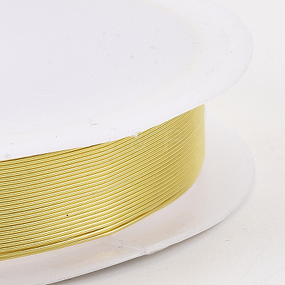 Round Copper Jewelry Wire CWIR-Q006-0.7mm-G-1