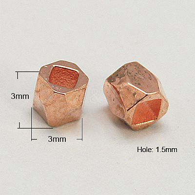 Brass Spacer Beads X-PALLOY-C077-1