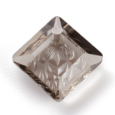 Embossed Glass Rhinestone Pendants GLAA-J101-03A-001SA-1