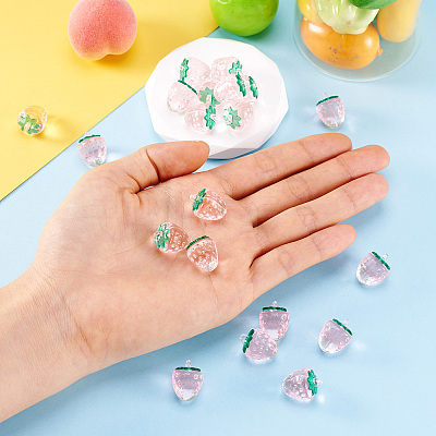 Transparent Acrylic Pendants OACR-FS0001-33B-1