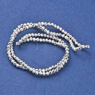 Electroplate Glass Beads Strands X-EGLA-D030-15A-06-1