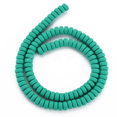 Handmade Polymer Clay Beads Strands LS-CLAY-N008-64-1