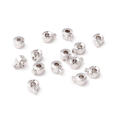 Brass Crimp Beads KK-E280-01P-1