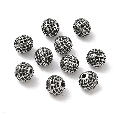 Retro 316 Surgical Stainless Steel Beads STAS-L307-17AS-09-1