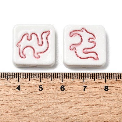 Handmade Porcelain Beads PORC-Z004-02E-1