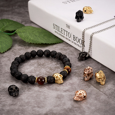 6Pcs 6 Style 304 Stainless Steel Beads STAS-PJ0001-28-1