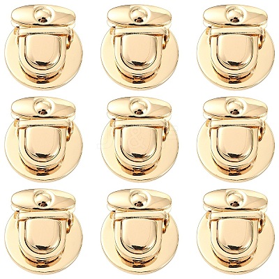 10Pcs Alloy Bag Tuck Lock Clasps FIND-YW0010-92G-1