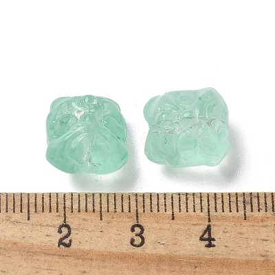 Baking Paint Transparent Glass Beads X1-GLAA-C035-01E-1