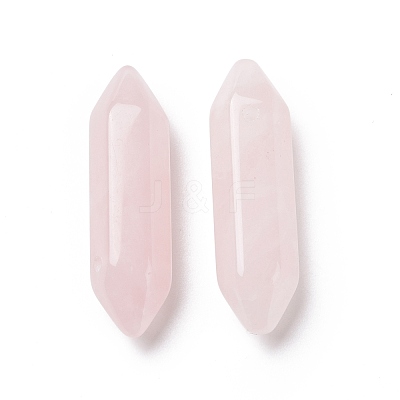 Natural Rose Quartz Terminal Pointed Pendants G-C007-02B-12-1