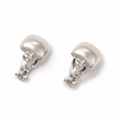 Alloy Clip-on Earring Findings PALLOY-M208-05P-1