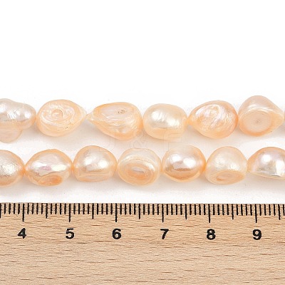 Natural Cultured Freshwater Pearl Beads Strands PEAR-P064-20K-01C-1
