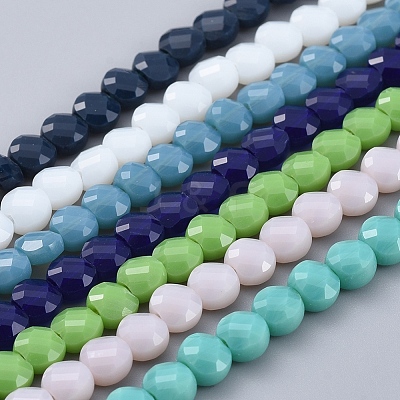 Glass Beads Strands EGLA-J149-B-1