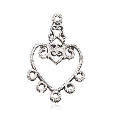 Tibetan Style Alloy Chandelier Components PALLOY-F149-03AS-1