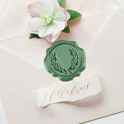 50Pcs Adhesive Wax Seal Stickers DIY-CA0006-16K-1
