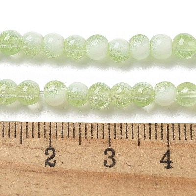 Crackle Glass Beads Strands GLAA-U001-4mm-09-1