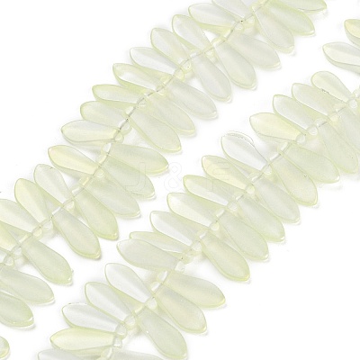 Electroplate Glass Beads Strands X-EGLA-C005-01A-FR02-1