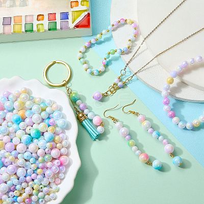 115G Opaque Acrylic Beads OACR-SZ0001-65A-1