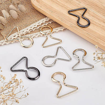 6Pairs 3 Colors Zinc Alloy Clasps FIND-BC0002-45-1