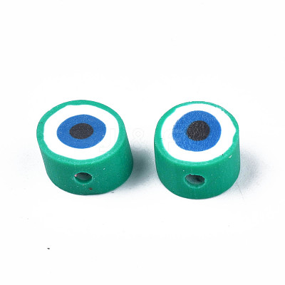 Handmade Polymer Clay Bead Strands CLAY-N006-74-1