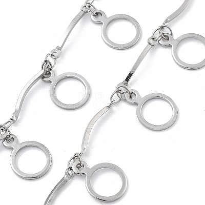 304 Stainless Steel Link Chains CHS-U002-05P-07-1