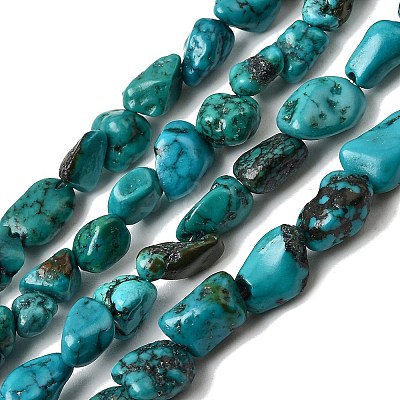 Natural HuBei Turquoise Bead Strands G-H345-A01-05-1