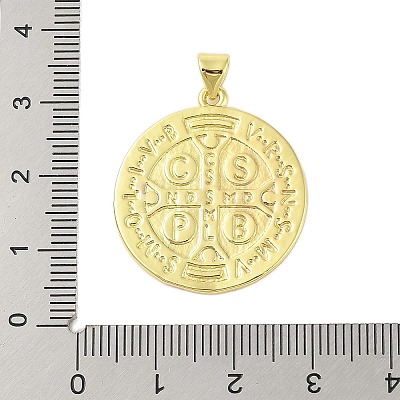 Rack Plating Brass Pendants KK-S380-34G-04-1