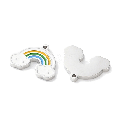 304 Stainless Steel Charms STAS-M102-01J-P-1