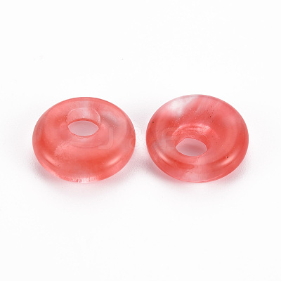 Cherry Quartz Glass Pendants G-T122-67M-1