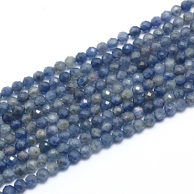 Natural Iolite/Cordierite/Dichroite Beads Strands X-G-G823-15-3.5mm-1