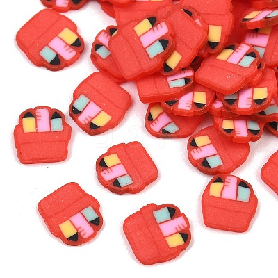 Back to School Handmade Polymer Clay Cabochons CLAY-A007-16B-1