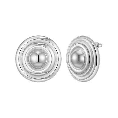 304 Stainless Steel Stud Earrings WG128D7-01-1