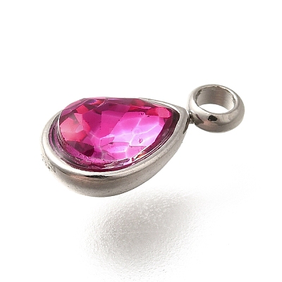 304 Stainless Steel Pendants STAS-Q346-04P-05-1