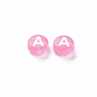 Transparent Acrylic Beads X-TACR-N002-04I-1