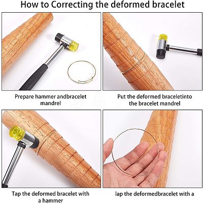 Bracelet/Bangle DIY Sets TOOL-PH0010-02B-1