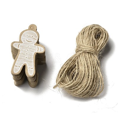 Christmas Theme Kraft Paper Gift Tags CDIS-L008-A06-1